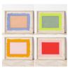 Curated Gallery Wall: Bright Place Prints, Set of 4 | Prints by Emily Keating Snyder. Item made of paper works with minimalism & mid century modern style