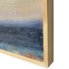 Oil and Cold Wax Abstract Seascape Painting | Oil And Acrylic Painting in Paintings by Suzanne Nicoll Studio. Item made of wood works with contemporary & coastal style