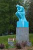 DE L'EAU SUR LE FEU | Public Sculptures by COOKE-SASSEVILLE. Item made of bronze with stone