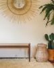 Handmade Danish Cord Bench - Walnut | Benches & Ottomans by Kellen Carr Studio. Item made of walnut compatible with mid century modern and scandinavian style