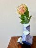 Cubic Vase - Yellow and Mauve | Vases & Vessels by Pierre Bounaud Ceramics. Item composed of ceramic in modern style