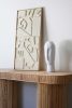 Hieroglyphs III | Wall Sculpture in Wall Hangings by Blank Space Studios. Item composed of oak wood compatible with modern style