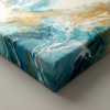 Crystal Sprites — Abstract Mineral Canvas Artwork | Prints in Paintings by Alpenglow Workshop. Item made of canvas works with boho & minimalism style