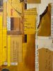Color Field II Yellow | Collage in Paintings by Glen Gauthier. Item composed of canvas & paper compatible with mid century modern and contemporary style