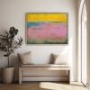 Flamingo Coast | Prints in Paintings by Victoria Primicias. Item made of canvas compatible with minimalism and contemporary style