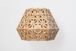 Bamboo Dense Six Sided Angular Light 50 | Pendants by ADAMLAMP. Item made of maple wood works with contemporary & japandi style
