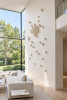 Modern Rose Wall Installation | Sculptures by Leramic