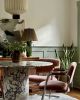 Calacatta Viola Marble Round Pedestal Dining Table | Tables by Phidias Atelier. Item made of marble