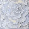 Rosa Azzurra - sculptural Wall Artwork | Wall Sculpture in Wall Hangings by Urban Plaster Bloom. Item made of cement works with minimalism & contemporary style