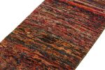 Vintage Gabbeh Tribal rug in Polychromatic Striae Pattern | Area Rug in Rugs by Rug and Kilim
