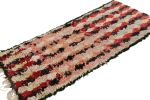 Vintage Moroccan Runner with Polychromatic Geometric Pattern | Area Rug in Rugs by Rug and Kilim