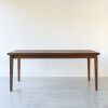 Slim Tapered Leg Dining Table | Tables by What We Make. Item composed of oak wood compatible with rustic and scandinavian style