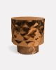 Column-Form Steel Accent Table — Nitush Aroosh | Bedside Table in Tables by Nitush Aroosh. Item made of steel works with contemporary & eclectic & maximalism style