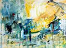 California Sun | Oil And Acrylic Painting in Paintings by Marie Manon Art | 1451 Paseo Ladera Ln in Arroyo Grande. Item composed of synthetic