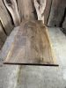 Custom Order Dark Brown Walnut Table - Live Edge -Slab Table | Dining Table in Tables by TigerWoodAtelier. Item made of walnut compatible with minimalism and art deco style