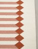 Handwoven Woolen Runner Rug | Rugs by Evergreen Carpets. Item composed of wool in boho or minimalism style