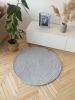 Round area rug | Rugs by Anzy Home. Item made of cotton compatible with modern and scandinavian style