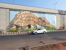 The pangolin | Street Murals by Anat Ronen
