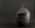 RWH-83, Large black clay female vessel. | Vase in Vases & Vessels by Rosa Wiland Holmes. Item composed of stoneware