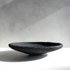 Giant Centerpiece Bowl in Carbon Black Concrete | Decorative Bowl in Decorative Objects by Carolyn Powers Designs. Item made of concrete works with minimalism & contemporary style