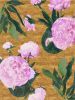 PEONIES AND GOLD I, II & II | Area Rug in Rugs by Emma Gardner Design, LLC. Item made of fabric with fiber