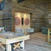 Dart Boards | Prints by Organik Creative | Ascent Victory Park Apartments in Dallas. Item made of wood