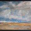 sky and sea in Normandy / ciel et mer en Normandie | Oil And Acrylic Painting in Paintings by Sophie DUMONT. Item made of wood & canvas compatible with minimalism and contemporary style