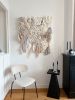 “BLUM” large tapestry scale woven wall handing custom | Wall Hangings by Anna Baranova Art. Item made of cotton with fiber works with contemporary & country & farmhouse style