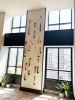Vertical Painted Ropes | Wall Sculpture in Wall Hangings by Cassandra Smith | Momentum Midtown in Atlanta. Item composed of cotton and metal in contemporary or coastal style