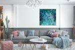Breeze #6 | Oil And Acrylic Painting in Paintings by Art by Geesien Postema. Item composed of canvas in boho or contemporary style