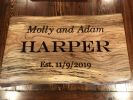 Custom Engraved Wedding Charcuterie Boards | Furniture by Peach State Sawyer Services