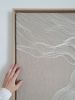 Embrace | Tapestry in Wall Hangings by Saskia Saunders. Item composed of oak wood and cotton in minimalism or contemporary style