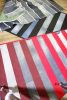 Denim stripe quilt | Wall Hangings by DaWitt
