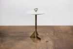 Bellance Marmol Cigarette Table in Cast Bronze & Marble | Cocktail Table in Tables by Costantini Designñ. Item made of bronze & marble