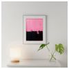Pink composition | Oil And Acrylic Painting in Paintings by Luis Medina. Item composed of paper in minimalism or contemporary style