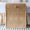 Chest Laundry Basket | Storage Basket in Storage by Hastshilp. Item made of wood with fabric
