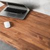 Space Saver Folding Floating Desk, Wooden Folding Table | Tables by Halohope Design. Item composed of wood and steel in minimalism or mid century modern style