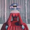 Date & Time | Oil And Acrylic Painting in Paintings by Anne Plaisance. Item composed of canvas & synthetic