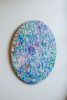 Ripple | Mixed Media by Corrie in Color. Item composed of leather in contemporary style