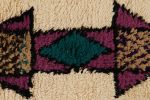 Vintage Moroccan Runner with Polychromatic Geometric | Area Rug in Rugs by Rug and Kilim