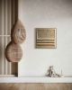 Totem T3030 B | Mixed Media in Paintings by Michael Denny Art, LLC. Item made of bamboo with cotton works with minimalism & contemporary style