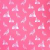 Glow Bows | Pink Lace On Hottie Pink | Wallpaper in Wall Treatments by Weirdoh Birds. Item composed of synthetic