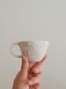 Stucco Teacup | Drinkware by Stone + Sparrow Studio. Item composed of stoneware