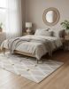 Taupe Diamonds Handwoven Kilim Rug | Runner Rug in Rugs by Mumo Toronto. Item composed of fabric