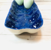 Navy And White Eggs Holder | Tableware by Nori’s Wishes Studio. Item composed of ceramic in industrial or modern style