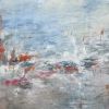 Fly Too Far | Oil And Acrylic Painting in Paintings by Ana Carolina Mönnaco. Item made of paper works with contemporary & coastal style