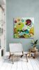Overlapping horizons 2 | Oil And Acrylic Painting in Paintings by Cristina Dalla Valentina. Item made of canvas compatible with boho and contemporary style