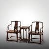 Imperial Ming Scholar's Southern Official Hat Armchair Set | Chairs by Dynasty Artisan. Item made of wood works with contemporary & eclectic & maximalism style