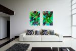 Deep Sea 2 & 3 | Oil And Acrylic Painting in Paintings by Sarah Clark Artwork | Melbourne in Melbourne. Item made of canvas