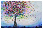 Tree of Harmony - Original Painting | Oil And Acrylic Painting in Paintings by DaggArt. Item composed of canvas in contemporary style